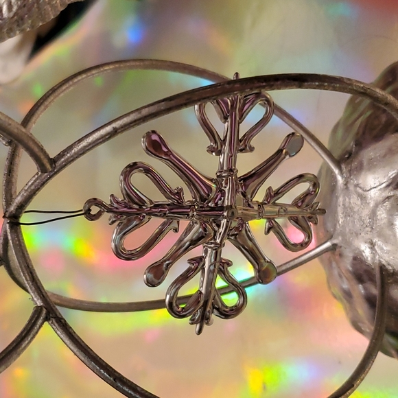 12 inches tall metal snowman candle holder - Picture 3 of 6